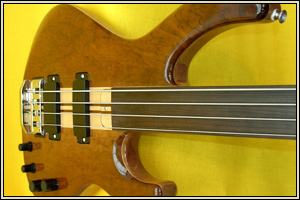 One of Josh's basses