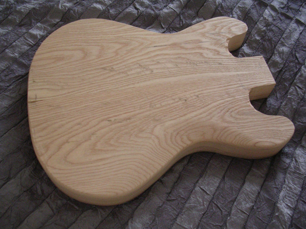 Back of six string custom build